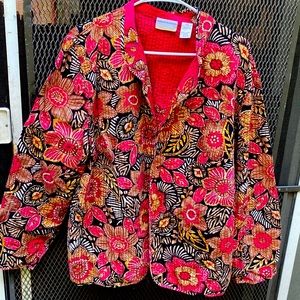 Alfred Dunner quilted jacket